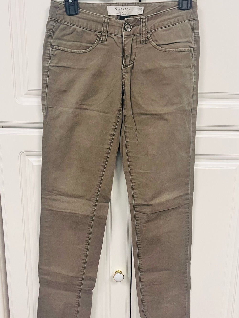 Women’s Olive Green Slim Jeans